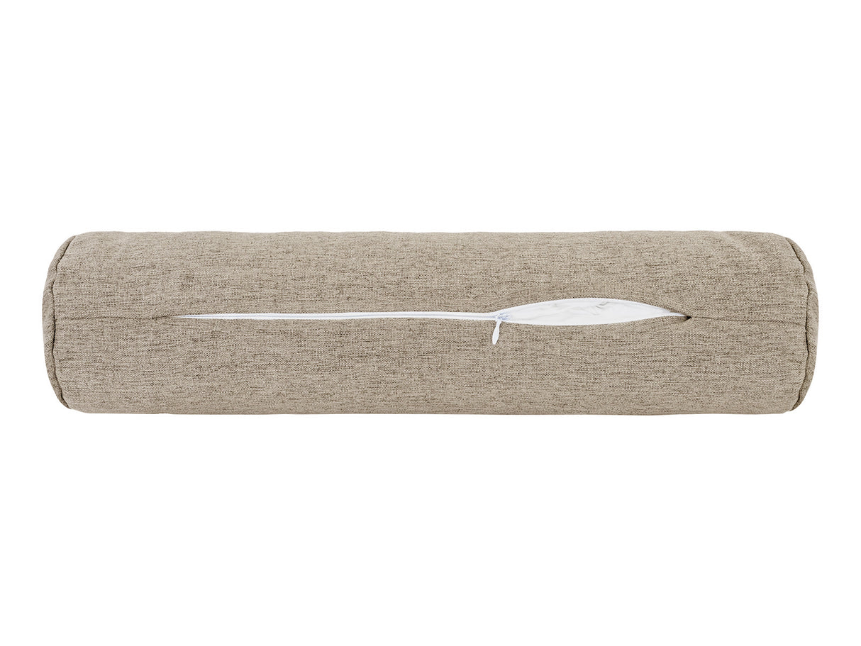 Nackenrolle gefüllt ca. 13x50 cm – melierter Möbelstoff mit Tiefe und Stand | beties WunschTON
