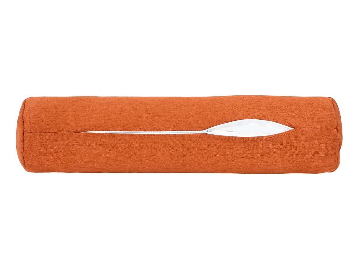 Nackenrolle gefüllt ca. 13x50 cm – melierter Möbelstoff mit Tiefe und Stand | beties WunschTON