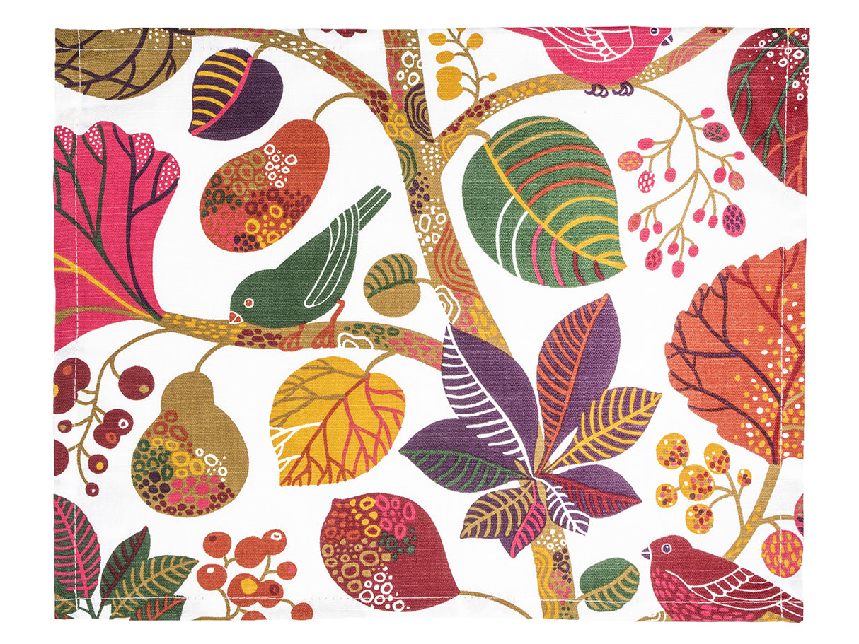 Platzset ca. 35x45 cm elfenbein-bunt Baumwolle beties "Zauberwald"