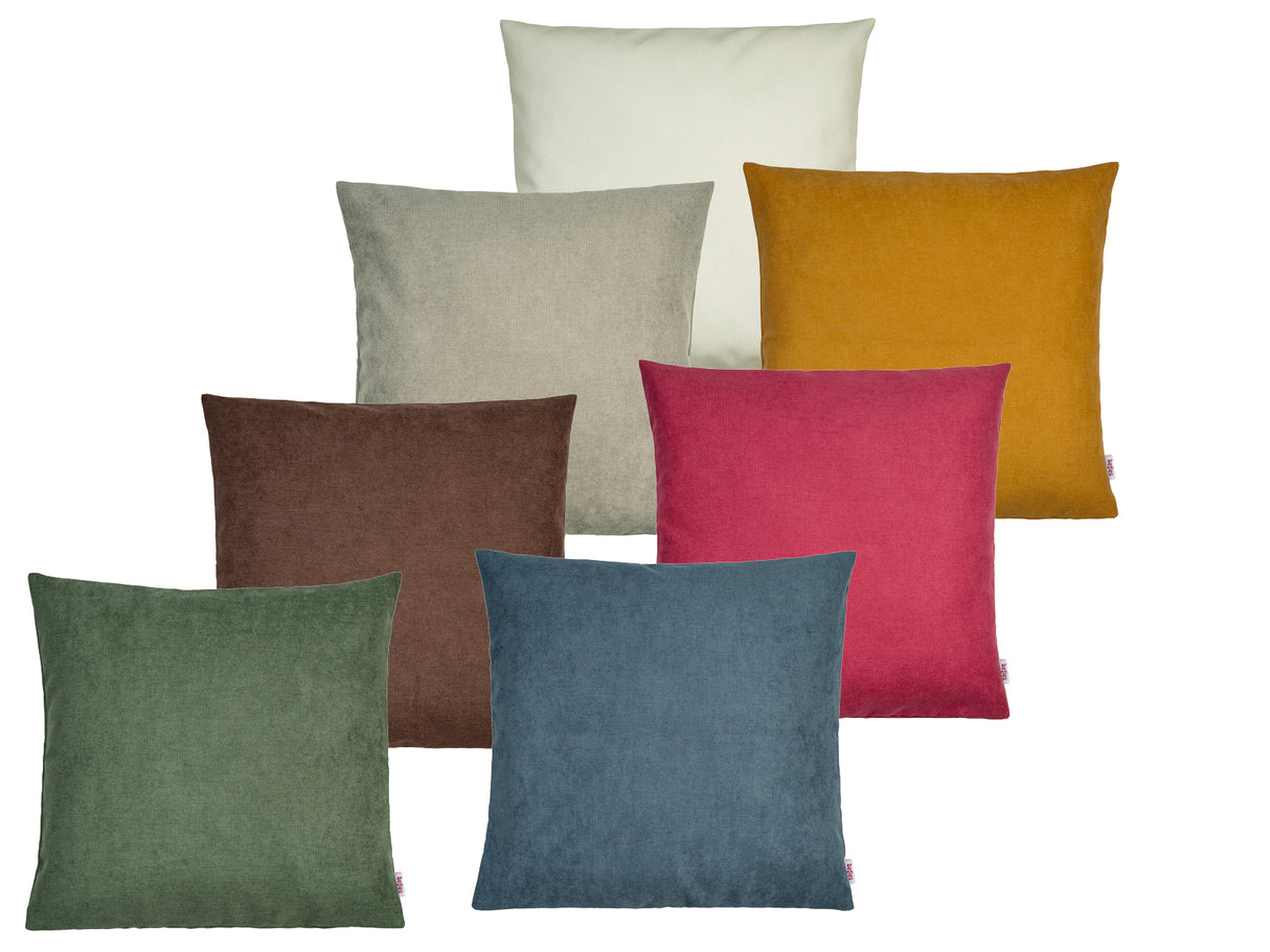 Kissenhülle ca. 40x40 cm Chenille-Haptik beties "FarbTon" Kissenbezug in Raumausstatter Qualität