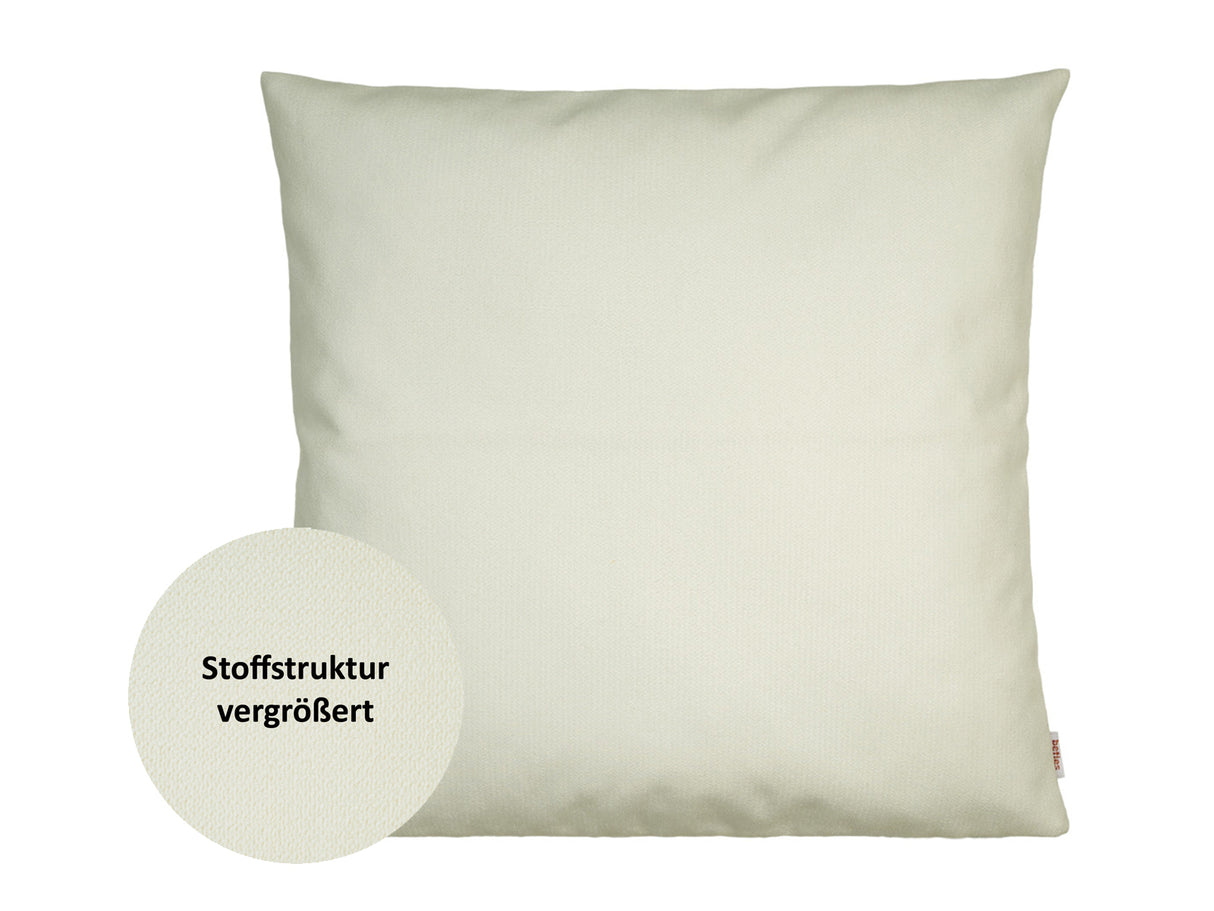 Kissenhülle sahne-weiß Chenille-Haptik beties "FarbTon"