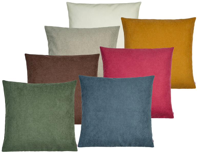 Kissenhülle ca. 60x60 cm Chenille-Haptik beties "FarbTon" Kissenbezug in Raumausstatter Qualität