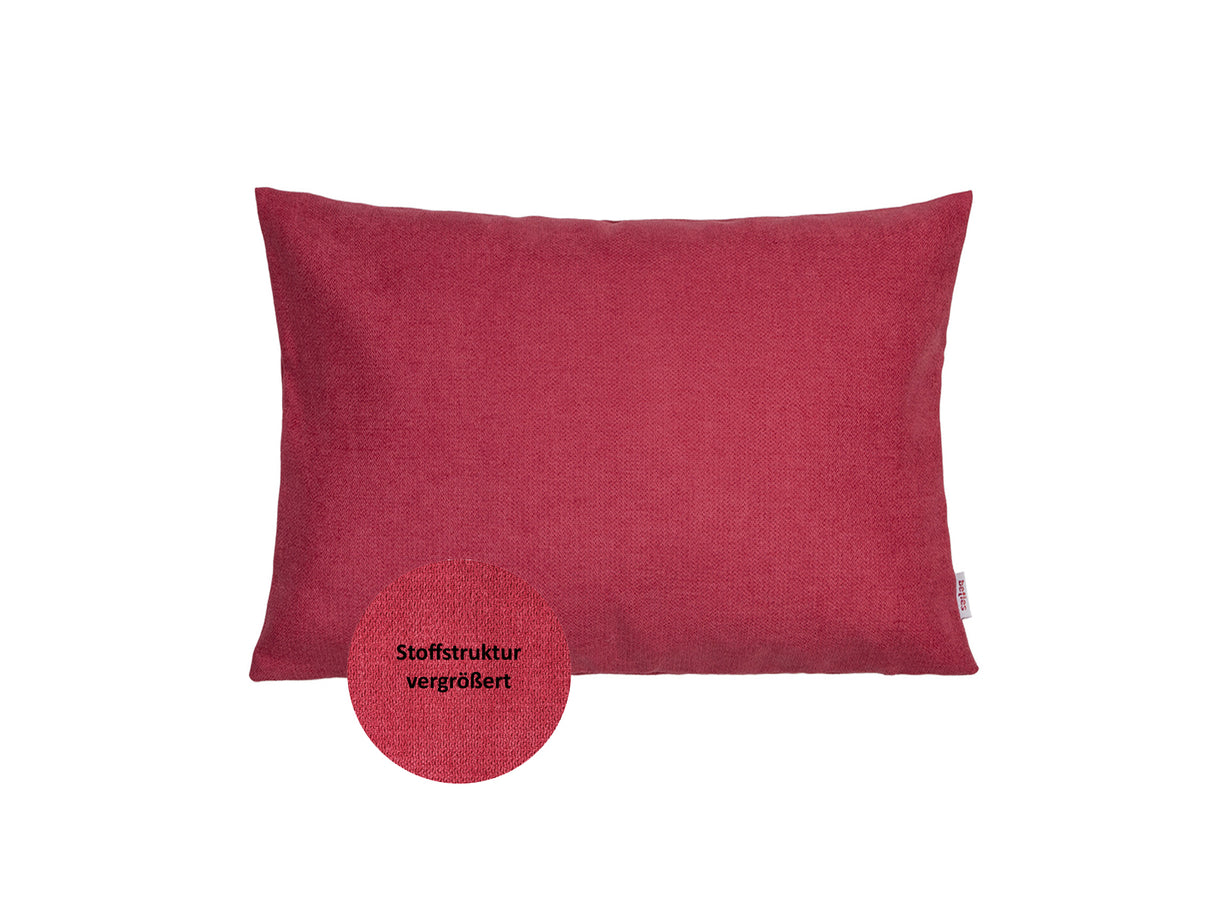Kissenhülle ca. 25x35 cm himbeer-rot aus der beties FarbTon Serie.