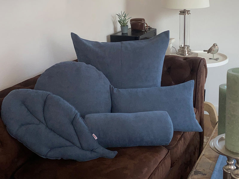 Housse de coussin XL env. 25x70 cm, toucher chenille, housse de coussin "ColorTon" de qualité décorateur d'intérieur