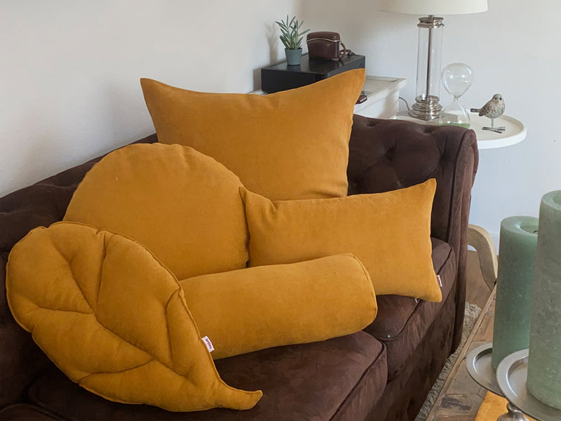 Housse de coussin XL env. 25x70 cm, toucher chenille, housse de coussin "ColorTon" de qualité décorateur d'intérieur