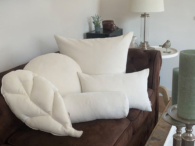 Housse de coussin XL env. 25x70 cm, toucher chenille, housse de coussin "ColorTon" de qualité décorateur d'intérieur