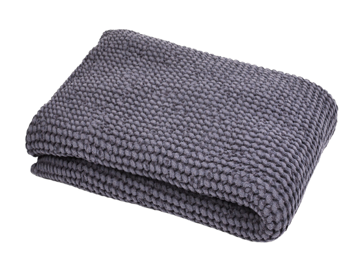 Sauna Schweiß- & Sitztuch Fjord-blau ca. 50x70 cm – aus Waffelpique Baumwoll-Leinenmix von beties aus der "PUR.NATURE" Serie.