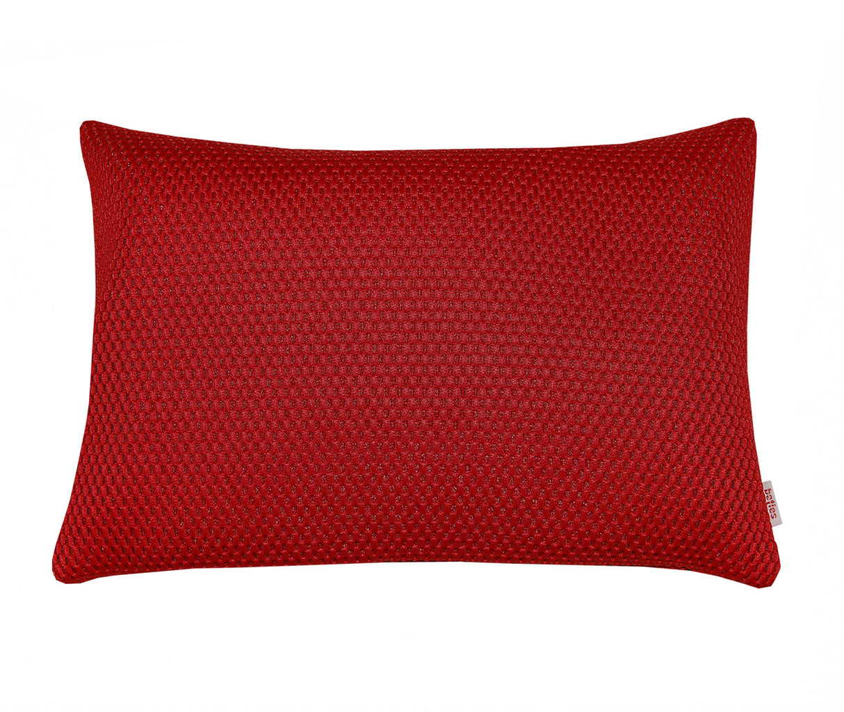 Kissenbezug ca. 25x40 cm im 3D-Waben-Design in der Farbe rot. Aus der beties "Rhythm" Serie.