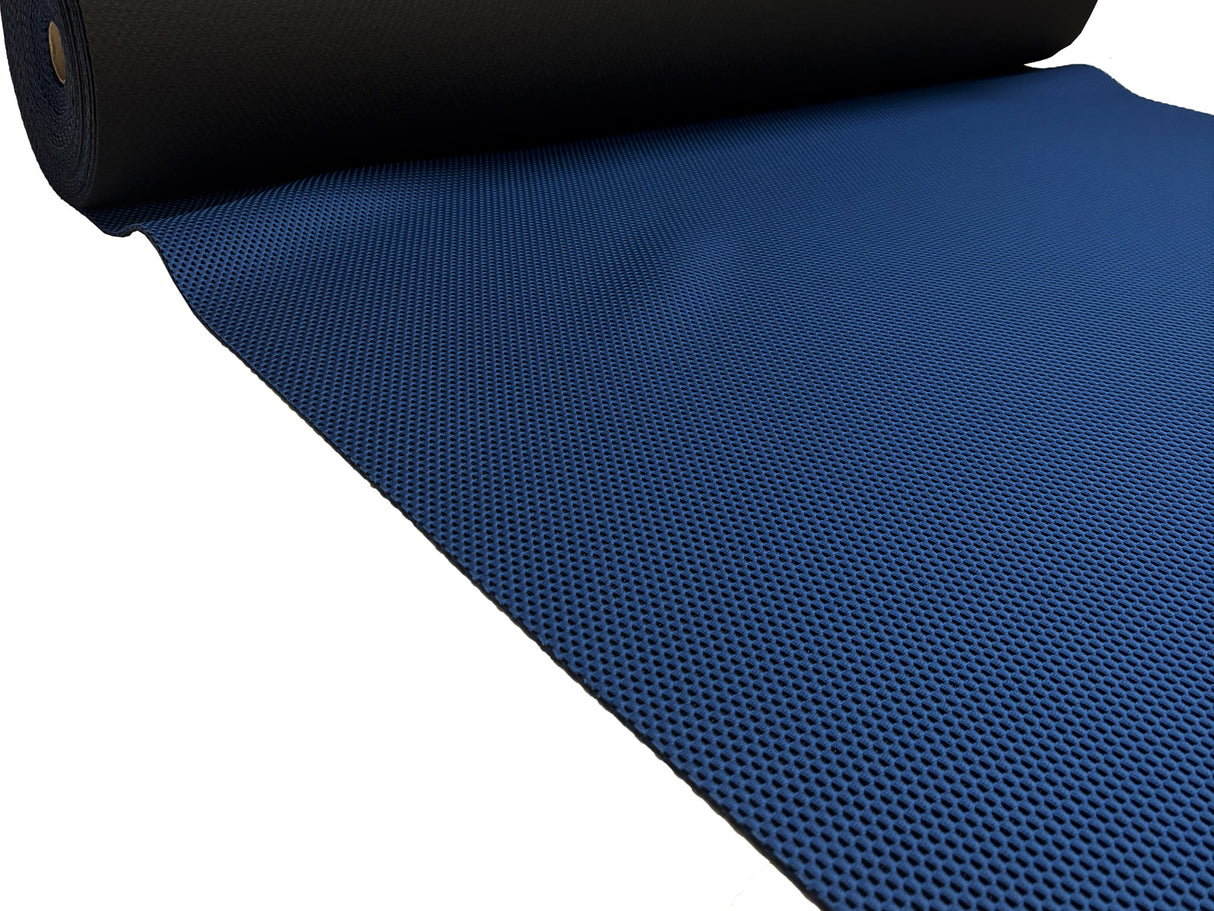 Meterware 3D-Wabenstruktur wave-blau breite ca. 140 cm beties "Rhythm"