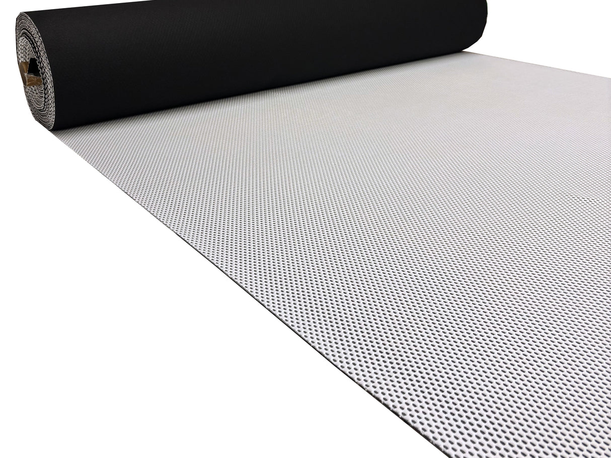 Meterware 3D-Wabenstruktur elektro-weiß breite ca. 140 cm beties "Rhythm"