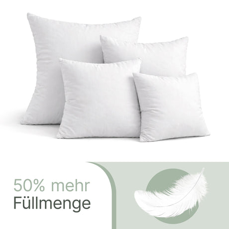 Federkissen 50% mehr Füllung – PublikPlus