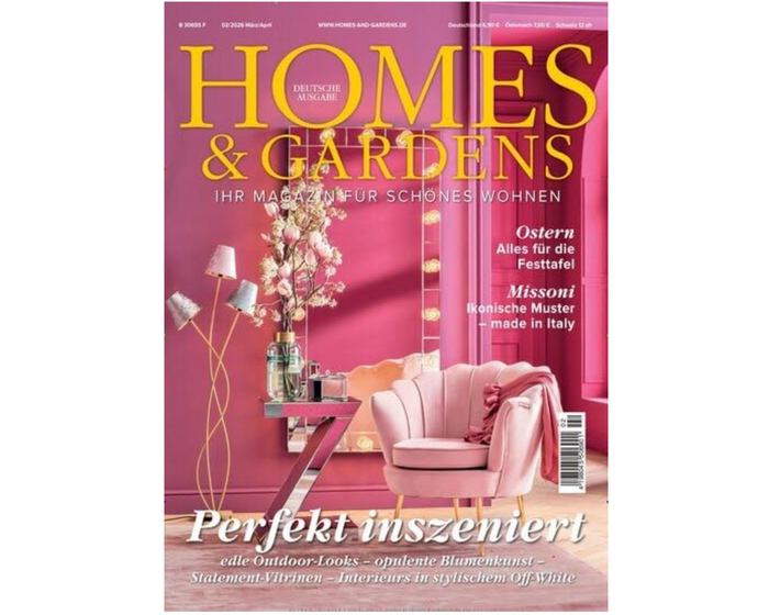 Homes and gardens magazin über beties