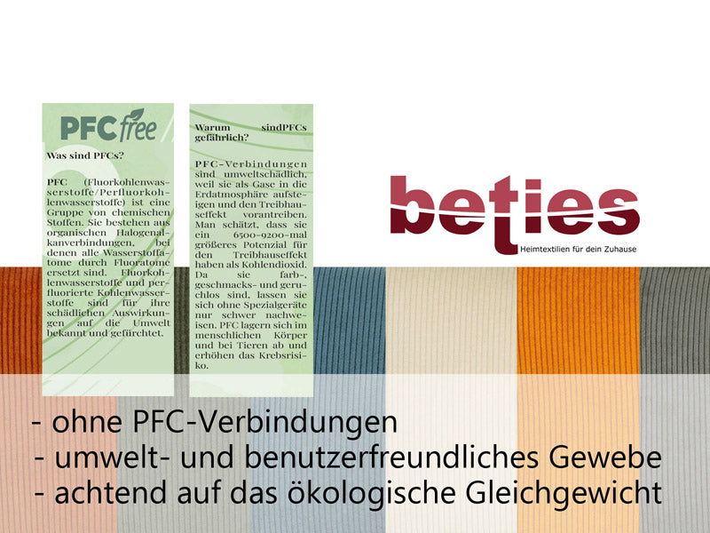XL Rollen Hülle ca. 25x70 cm Cord-Samt beties "HYggelig No.1" Kissenbezug in Raumausstatter Qualität aus deutschem Unternehmen