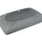 Kissenspannbezug ca. 40x70 cm silber-grau beties "BasicSoft"
