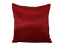 Karmin-roter Glanz Satin Kissenbezug ca. 40x40 cm anschmiegsam & edel von beties.
