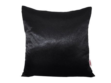 Kissenbezug ca. 40x40 cm schwarz Glanz Satin anschmiegsam & edel beties
