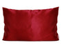 Karmin-roter Glanz Satin Kissenbezug ca. 40x60 cm anschmiegsam & edel von beties.