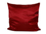 Karmin-roter Glanz Satin Kissenbezug ca. 80x80 cm anschmiegsam & edel von beties.