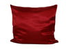 Kissenbezug ca. 80x80 cm karmin-rot Glanz Satin anschmiegsam & edel beties