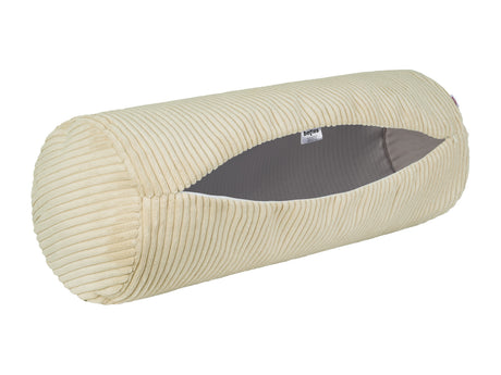 XL Rollen Hülle ca. 25x70 cm Block Cord-Samt beties "HYggelig No.2" Kissenbezug in Raumausstatter Qualität aus deutschem Unternehmen