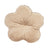 Blumen-Kissen braun-beige beties "Samt&Sonders
