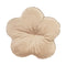 Blumen-Kissen braun-beige beties "Samt&Sonders