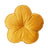 Blumen-Kissen curry-senf beties "Samt&Sonders
