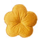 Blumen-Kissen curry-senf beties "Samt&Sonders