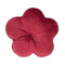 Blumen-Kissen karmin-rot beties "Samt&Sonders
