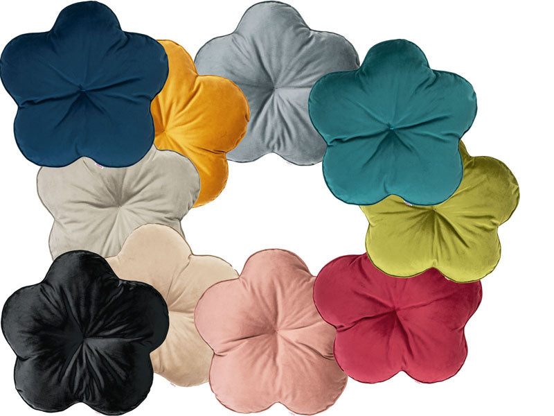 Kissen Blume ca. 50 cm Ø rundes Deko Formkissen Sitzkissen gefüllt beties "Samt&Sonders"