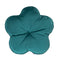 Blumen-Kissen petrol beties "Samt&Sonders