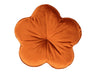 Blumen-Kissen rost-orange beties "Samt&Sonders"