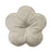 Blumen-Kissen taupe beties "Samt&Sonders