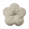 Blumen-Kissen taupe beties "Samt&Sonders