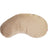 Kissen Bohne ca. 25x45 cm gefüllt braun-beige beties "Samt&Sonders"