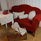 Housse de coussin réversible env. 60x60 cm imprimé carreaux beties "Arabesque"