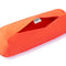 Nackenrollen Bezug ca. 15x40 cm orange 100% Baumwolle beties "Basic"