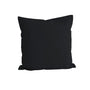 Kissenbezug ca. 40x40 cm schwarz 100% Baumwolle beties "Basic"