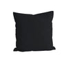 Kissenbezug ca. 40x40 cm schwarz 100% Baumwolle beties "Basic"
