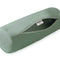 Nackenrollen Bezug ca. 15x40 cm Jersey natural-grün beties "BasicSoft"