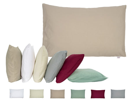 Kissenbezug ca. 40x60 cm einlaufsicheres Baumwoll-Feinjersey beties "BasicSoft"