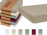 Kinder Spannbettlaken ca. 70x140 cm Steghöhe ca. 20 cm supergekämmter Baumwoll/Elasthan Jersey beties "BasicSoft"