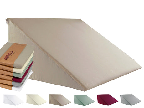 Keilkissenbezug einlaufsicheres Baumwoll-Feinjersey beties "BasicSoft"