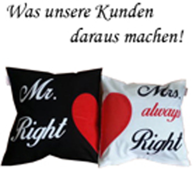 Kissenbezug ca. 40x60 cm 100% Baumwolle beties "Basic"