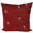 Kissenhülle ca. 60x60 cm marsala beties "Beeren Vögel"