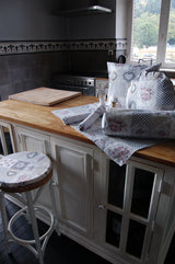 Kissenhülle ca. 30x50 cm Mischgewebe Shabby-Chic beties "Dorfkinder"