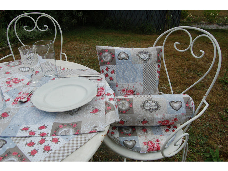 Kissenhülle ca. 30x50 cm Mischgewebe Shabby-Chic beties "Dorfkinder"