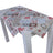 Mitteldecke ca. 80x80 cm taupe-rot beties "Dorfkinder"