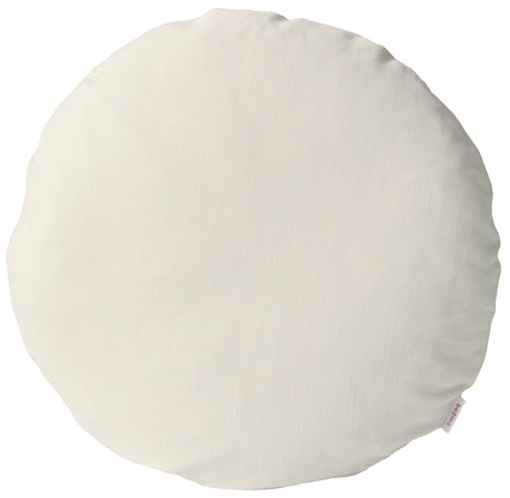 Kissenhülle rund ca. 50 cm Ø 100% Baumwolle natur beties "Farbenspiel"