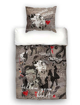 Jugend Mädchen Bettwäsche-Set ca. 155x220 cm „Girli“ coole beties Garnitur